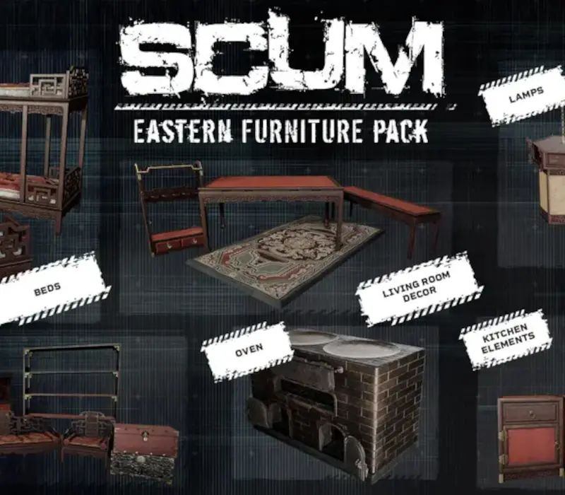 SCUM - Eastern Furniture Pack DLC PC Steam CD Key
