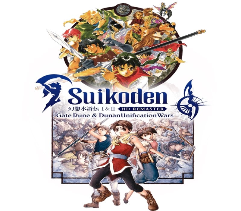 Suikoden I&II HD Remaster Gate Rune and Dunan Unification Wars NA PC Steam CD Key