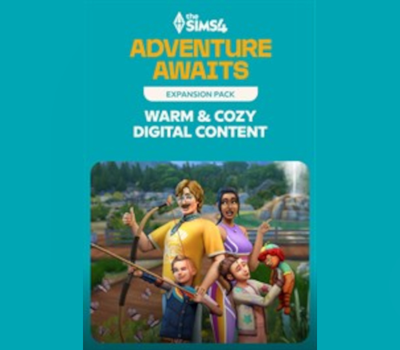 The Sims 4: Adventure Awaits - Warm & Cozy Digital Content Pre-order Bonus DLC PC EA App CD Key
