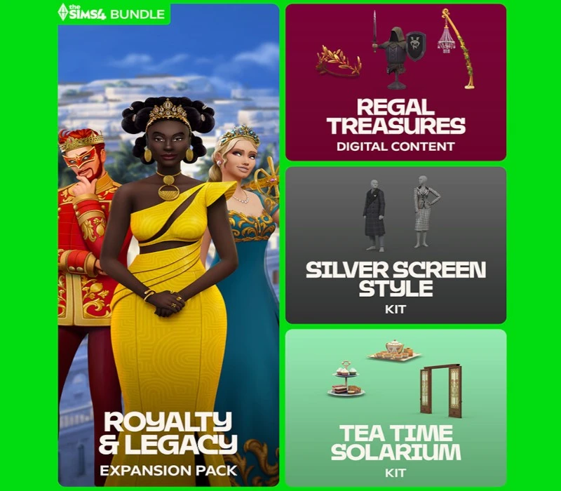 The Sims 4 - Royalty & Legacy Grand Bundle DLC Xbox One / Xbox Series X|S CD Key