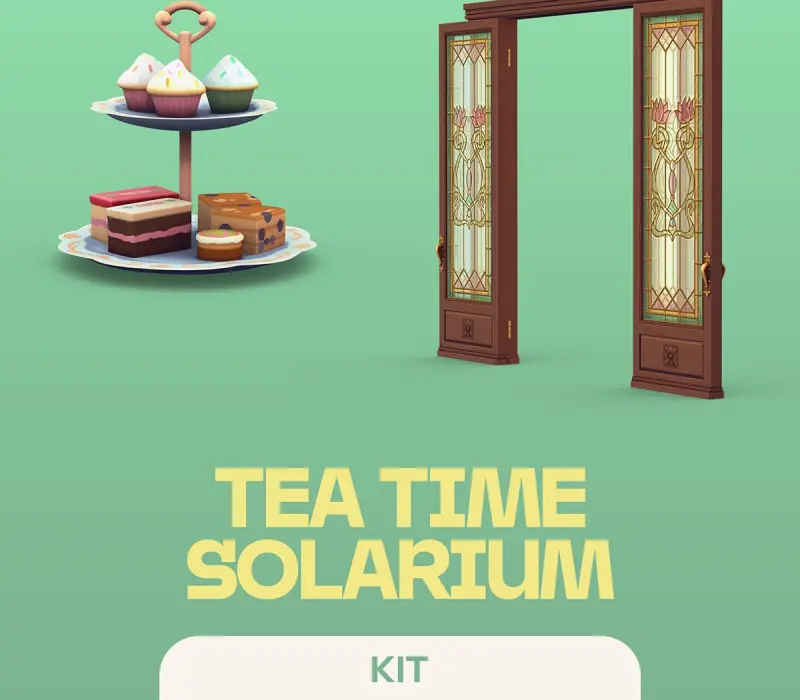 The Sims 4 Tea Time Solarium Kit DLC - Elegant Tea Party Exp...