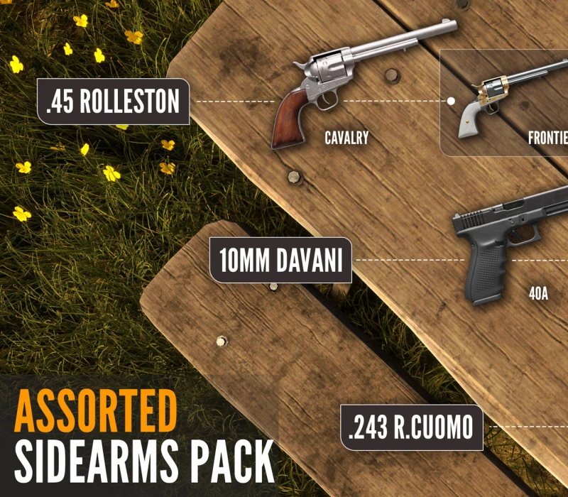 theHunter: Call of the Wild - Assorted Sidearms Pack DLC PC Steam CD Key (valid until March, 2027)