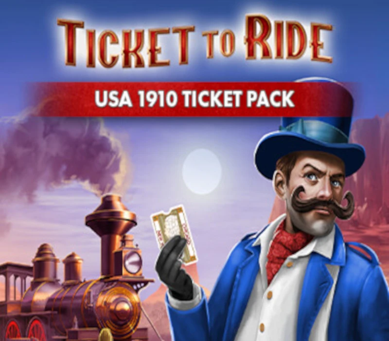 Ticket to Ride - USA 1910 Ticket Pack DLC PC Steam CD Key