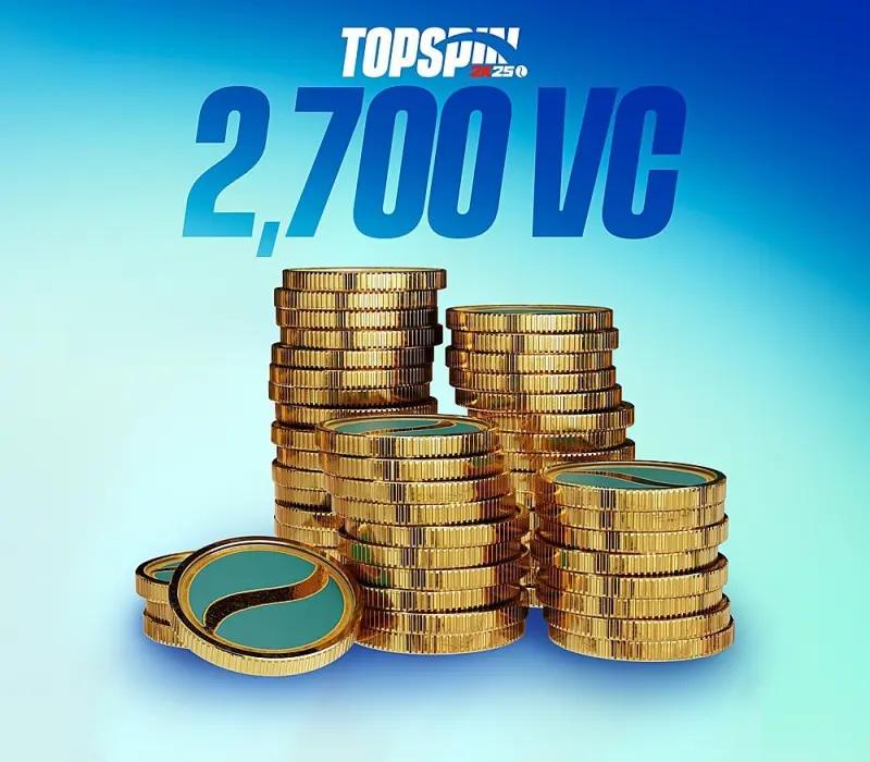 TopSpin 2K25 - 2,700 Virtual Currency Pack EU XBOX One / Xbox Series X|S CD Key