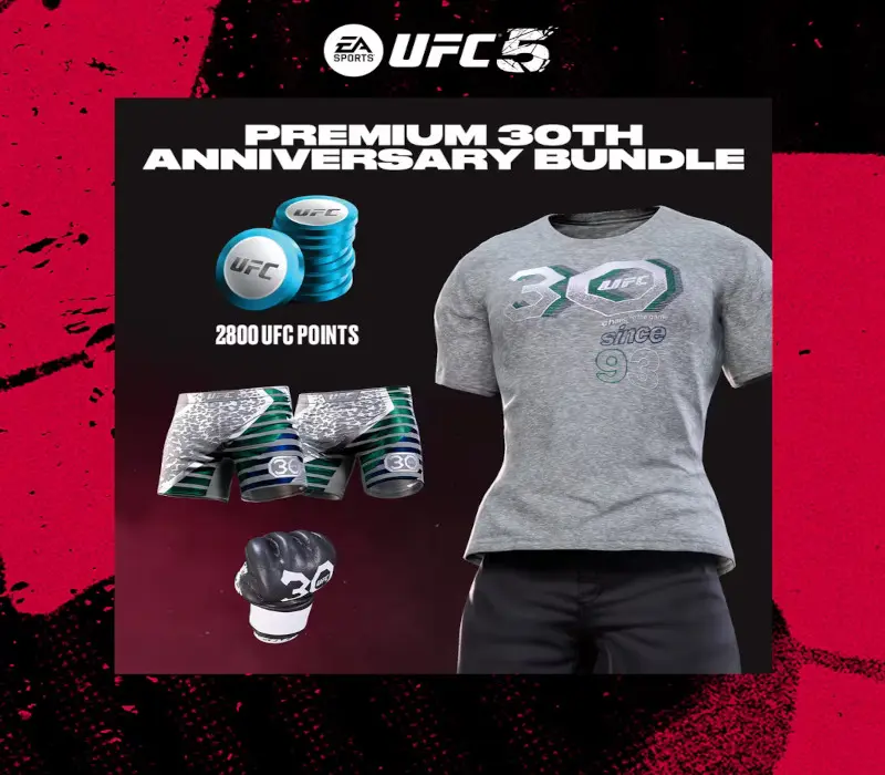 UFC 5 - Premium 30th Anniversary Bundle DLC AR Xbox Series X|S CD Key