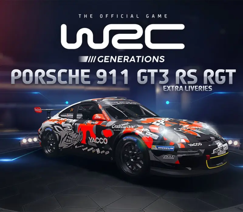 WRC Generations Porsche 911 GT3 RS RGT DLC Key | Customize Y...