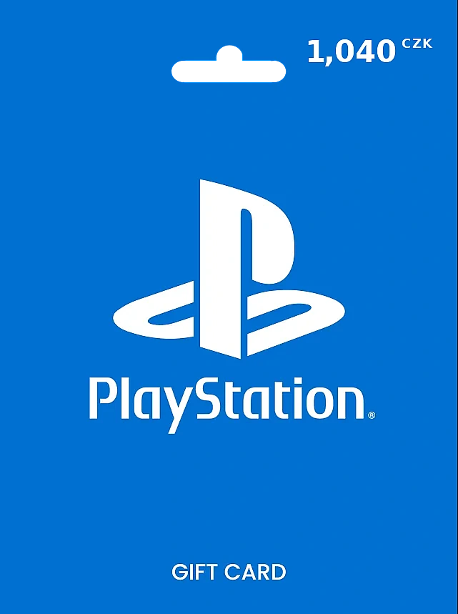 PlayStation Gift Card 1040 CZK CZECHIA (CZECH REPUBLIC)