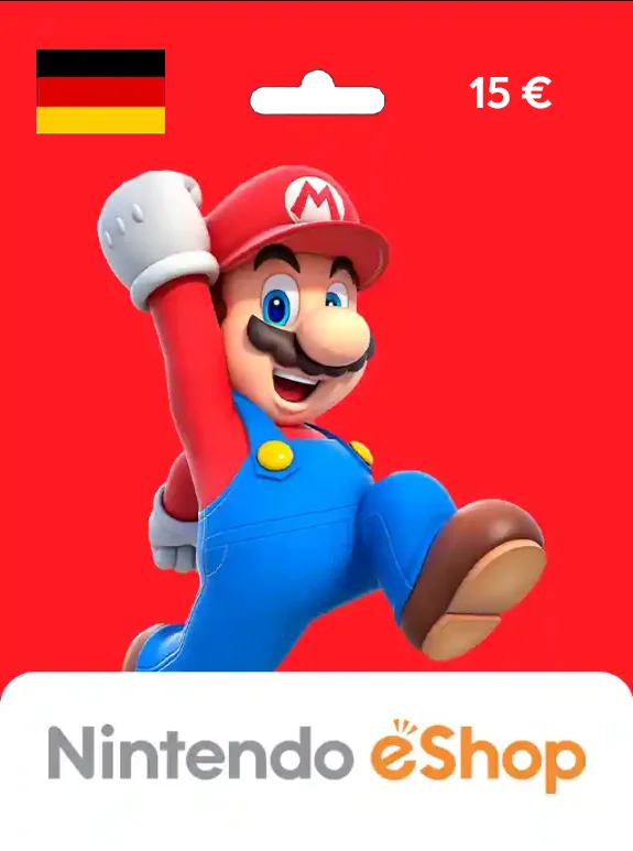Nintendo Gift Card 15 EUR GERMANY