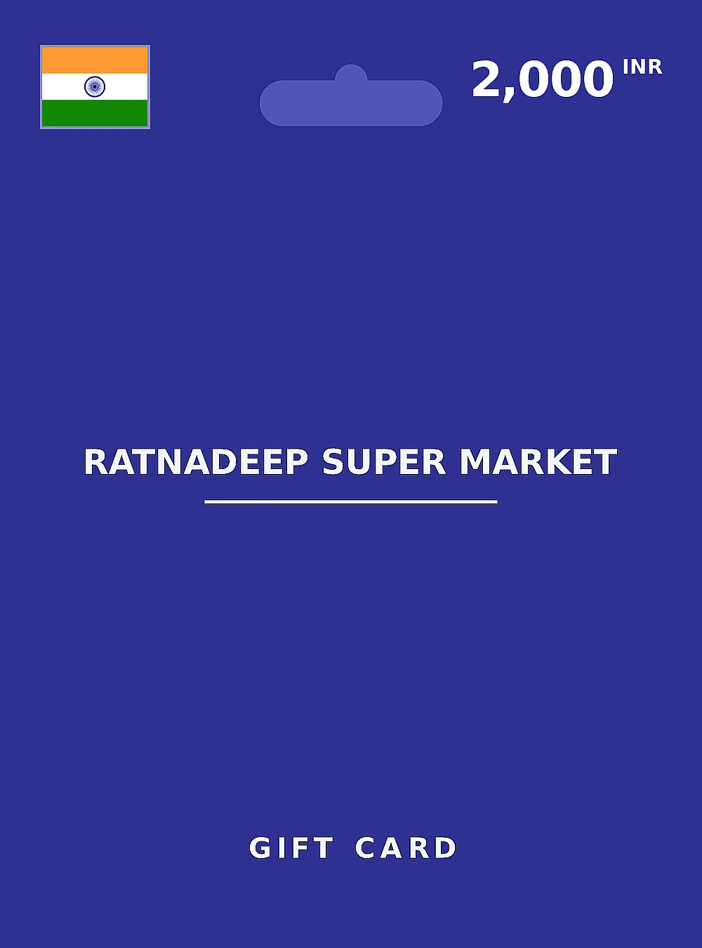 Ratnadeep Super Market Gift Card 2000 INR INDIA
