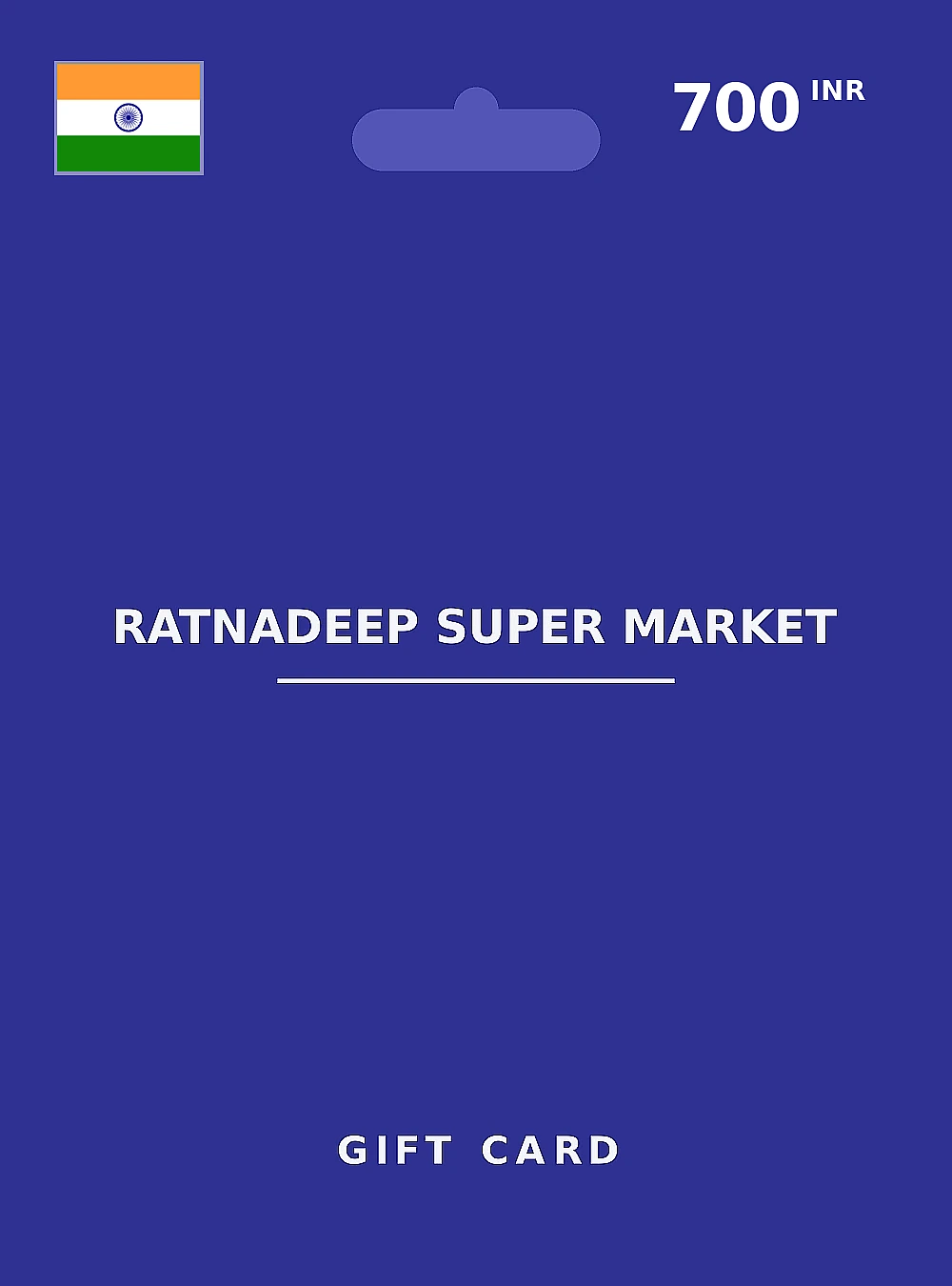 Ratnadeep Super Market Gift Card 700 INR INDIA