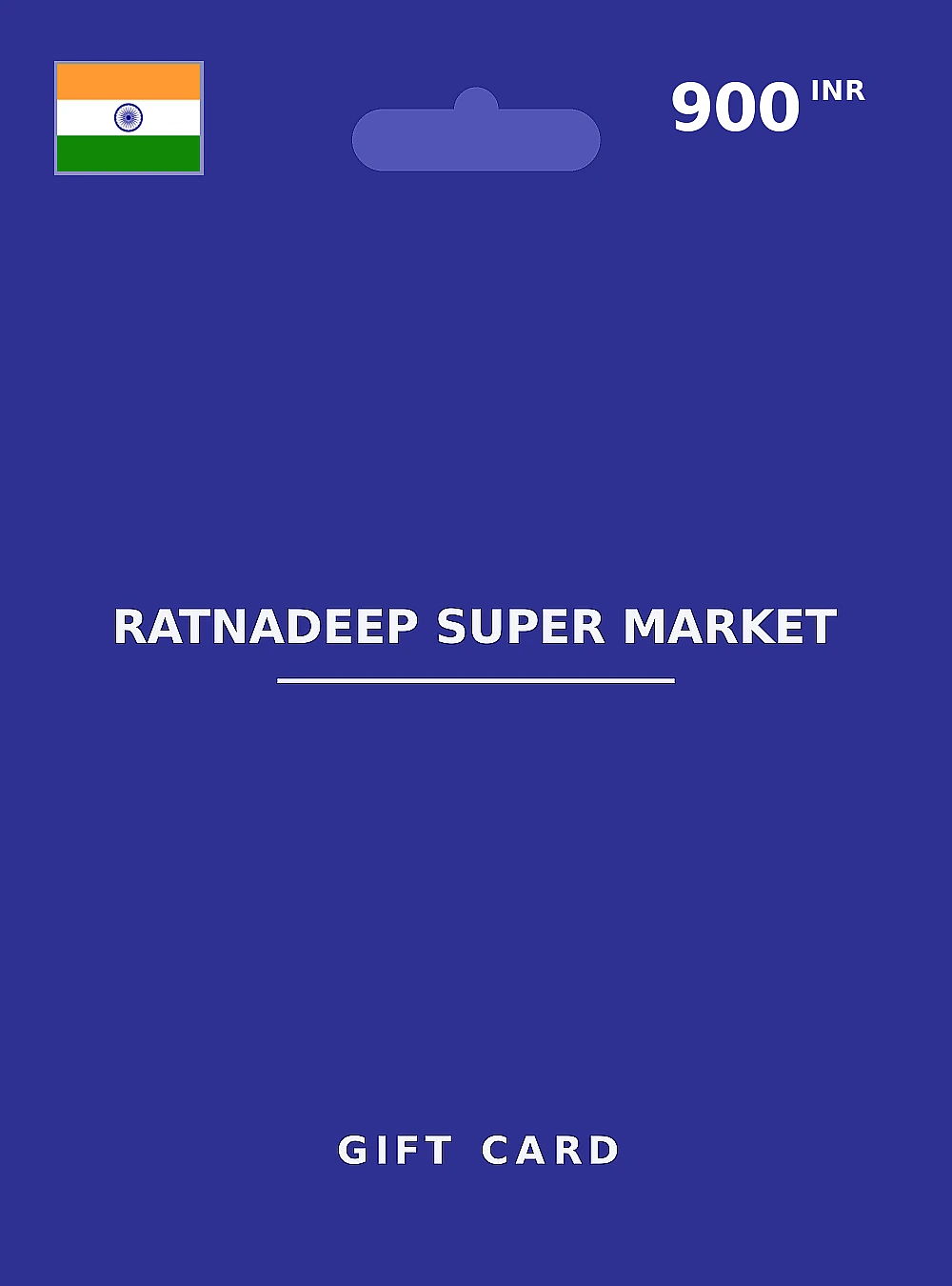 Ratnadeep Super Market Gift Card 900 INR INDIA