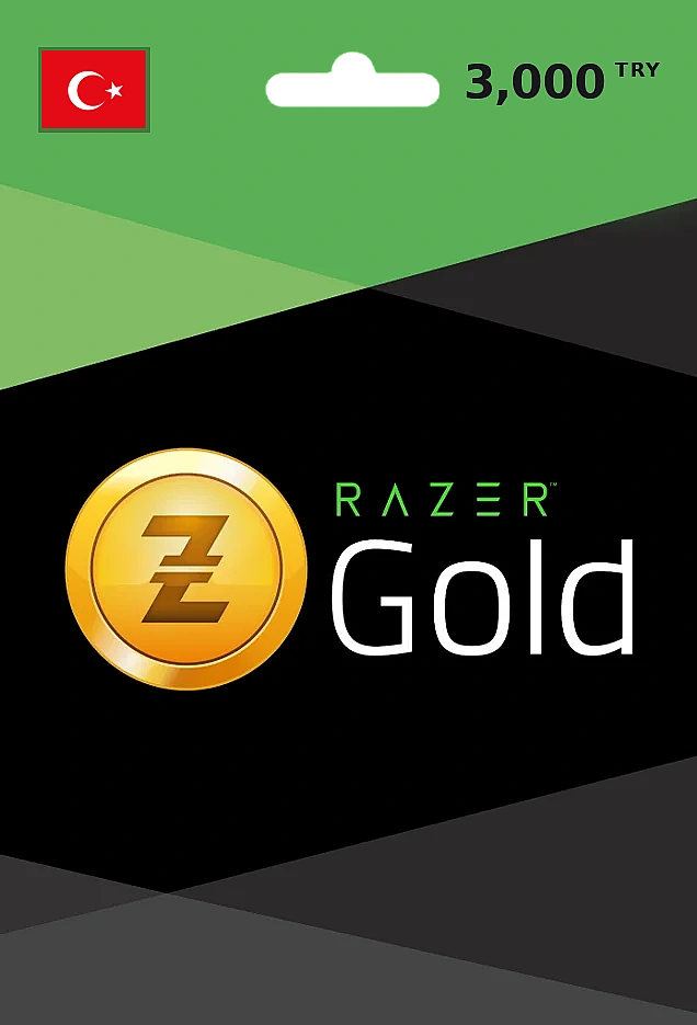 Razer Gold Gift Card 3000 TRY TüRKIYE