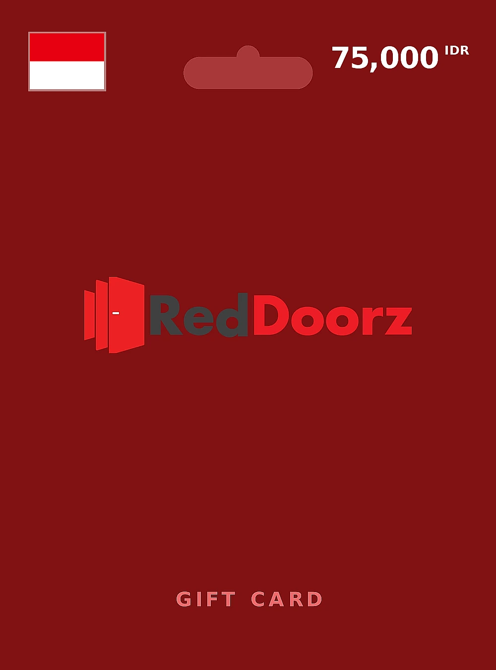 RedDoorz Gift Card 75000 IDR INDONESIA