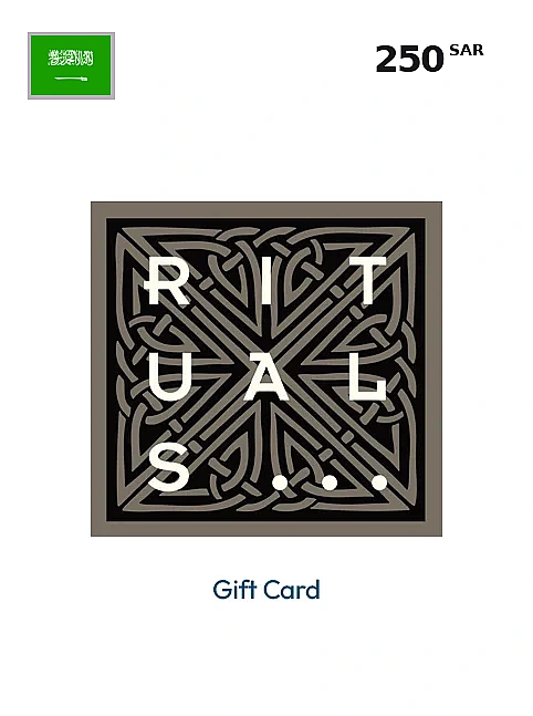 Rituals Gift Card 250 SAR SAUDI ARABIA