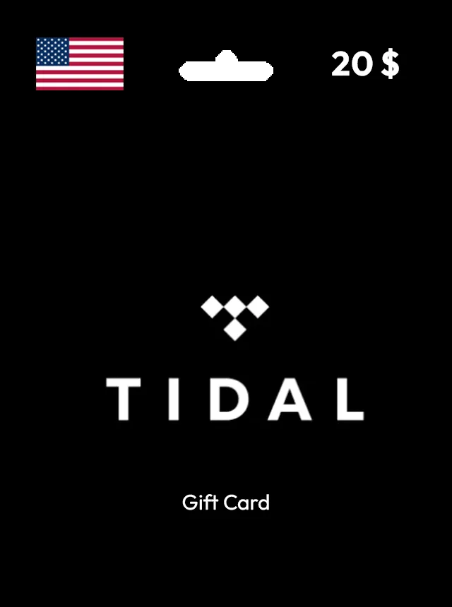 TIDAL Gift Card 20 USD UNITED STATES