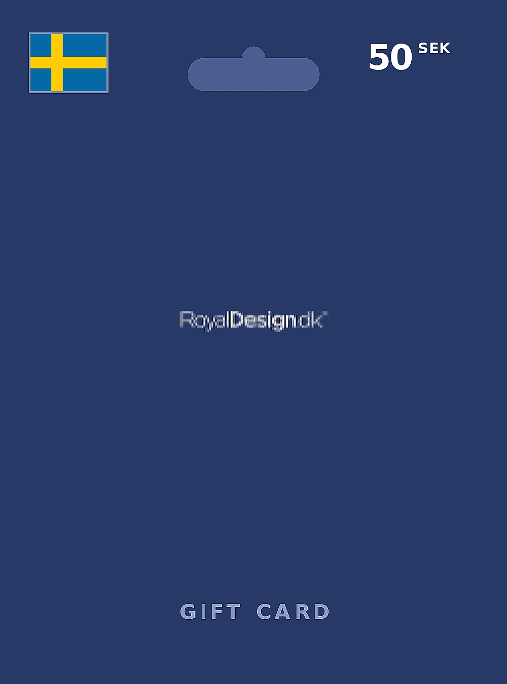 Royal Design Gift Card 50 SEK SWEDEN