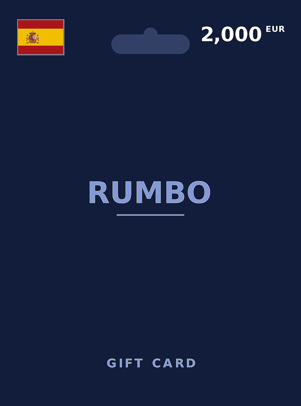Rumbo Gift Card 2000 EUR SPAIN