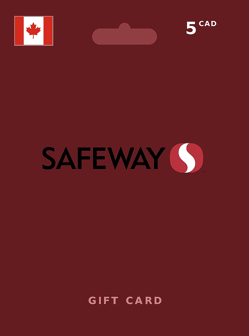 Safeway Gift Card 5 CAD CANADA