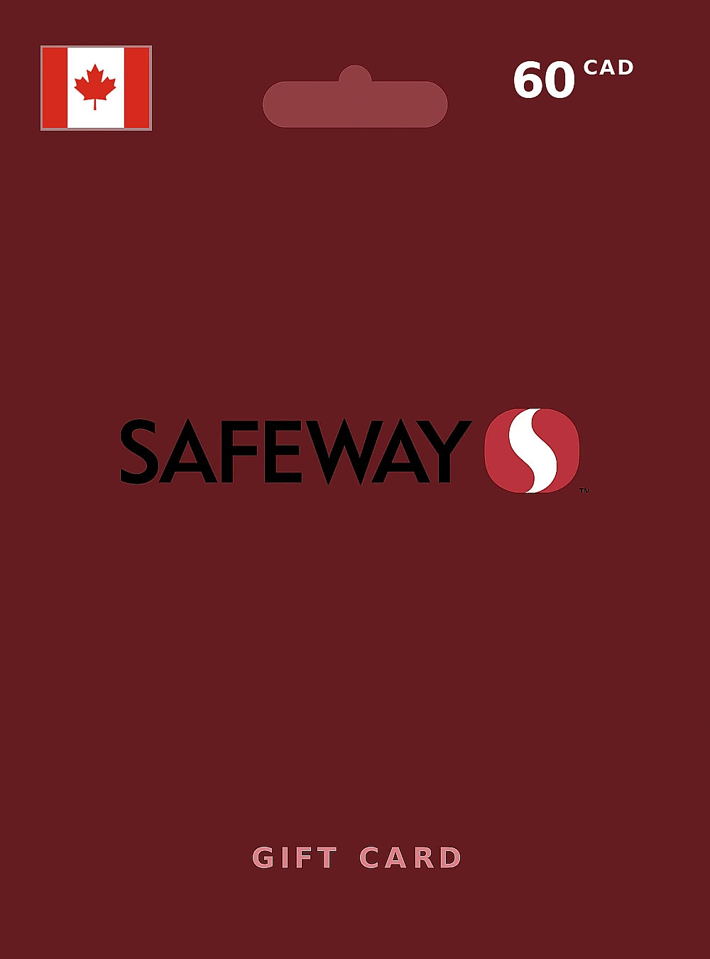Safeway Gift Card 60 CAD CANADA