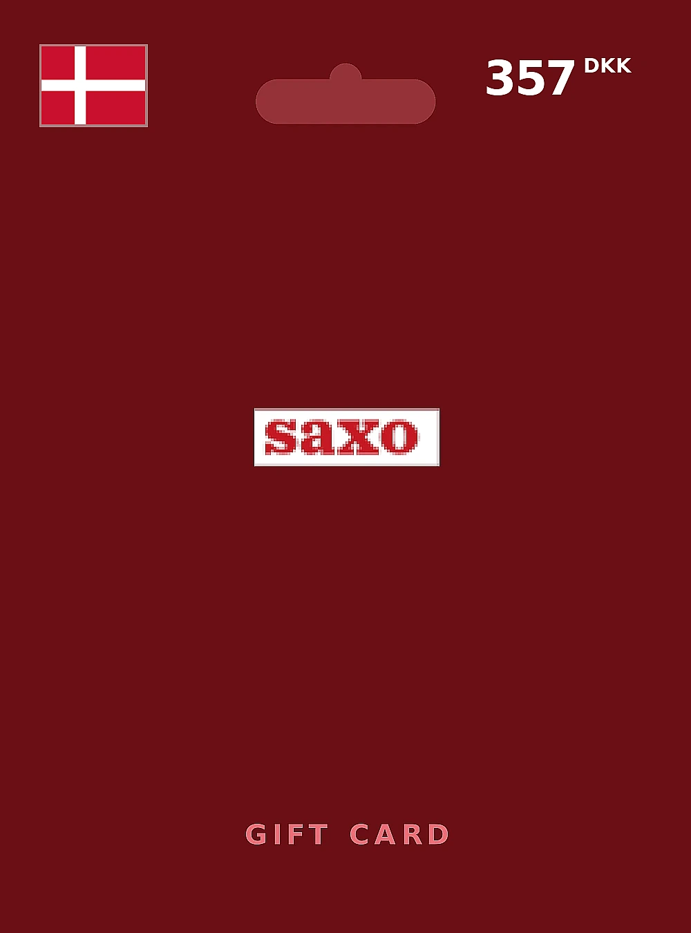 Saxo Premium Gift Card 357 DKK DENMARK
