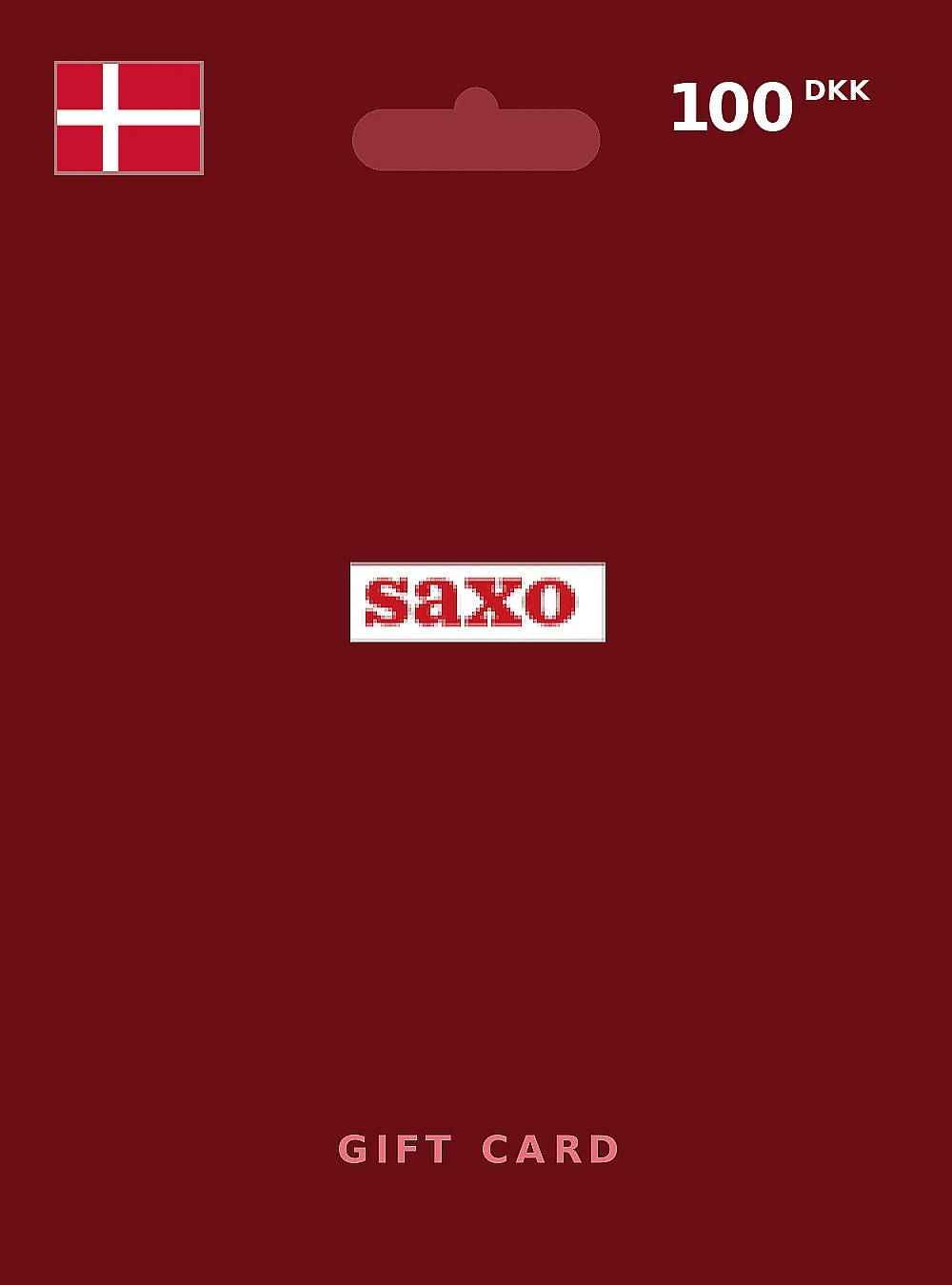 Saxo.com Gift Card 100 DKK DENMARK
