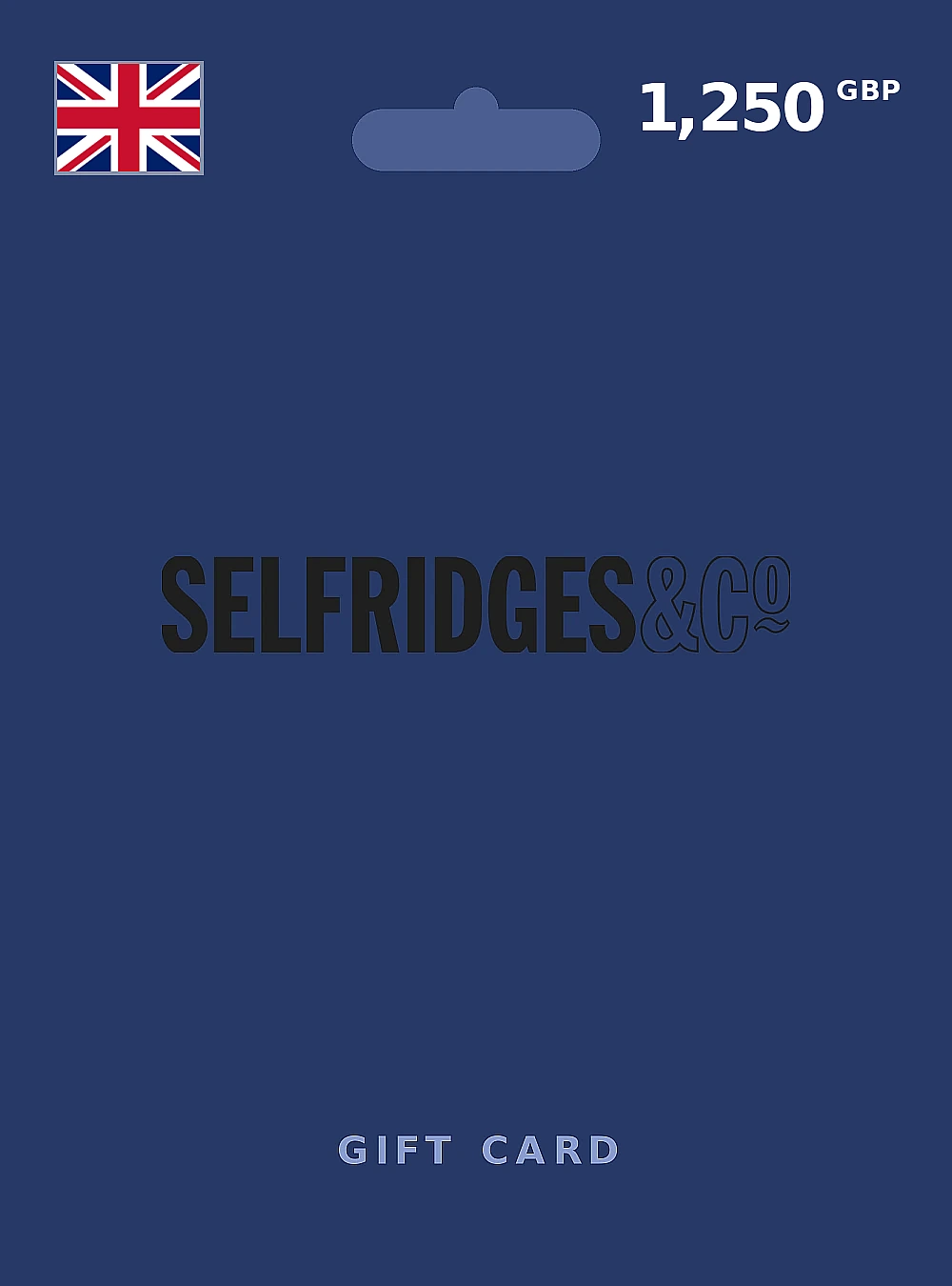 Selfridges Gift Card 1250 GBP UNITED KINGDOM