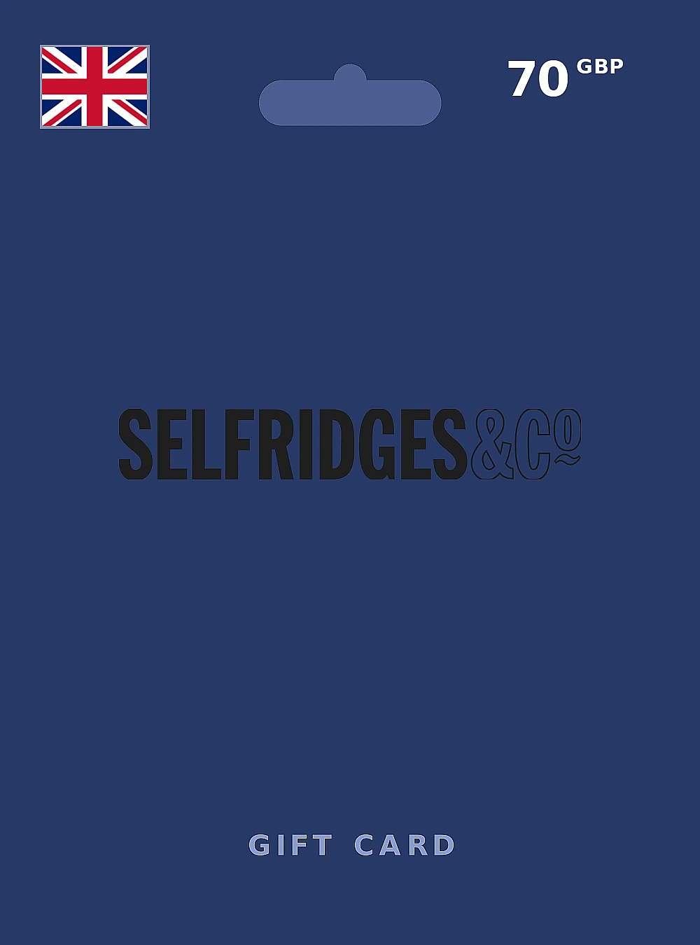 Selfridges Gift Card 70 GBP UNITED KINGDOM