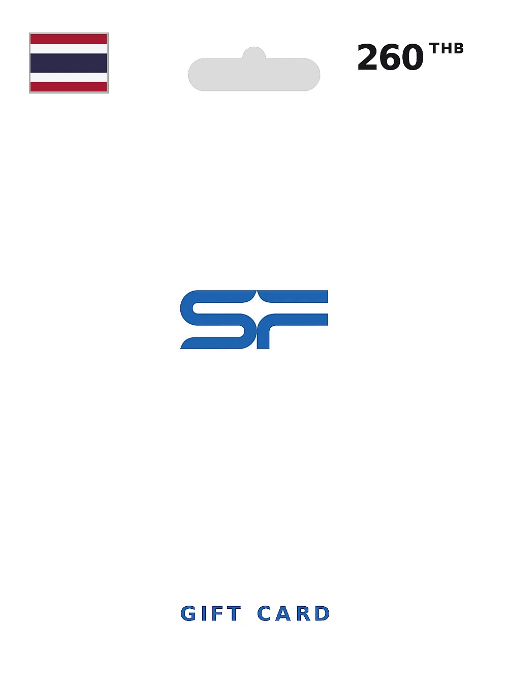 SF Cinema Gift Card 260 THB THAILAND