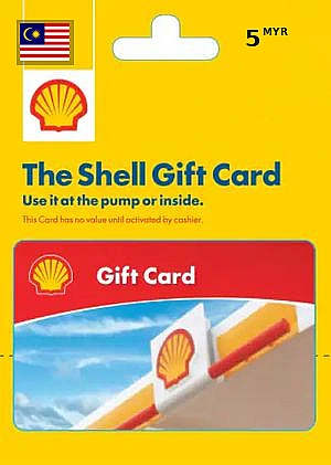 Shell Gift Card 5 MYR MALAYSIA