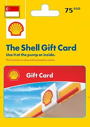 Shell Gift Card 75 SGD SINGAPORE