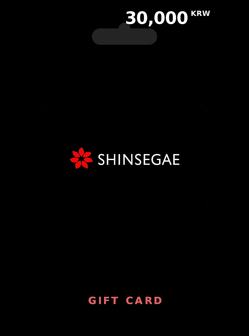 Shinsegae Gift Card 30000 KRW KOREA