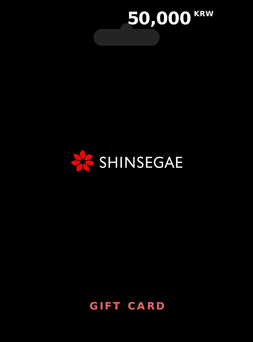Shinsegae Gift Card 50000 KRW KOREA