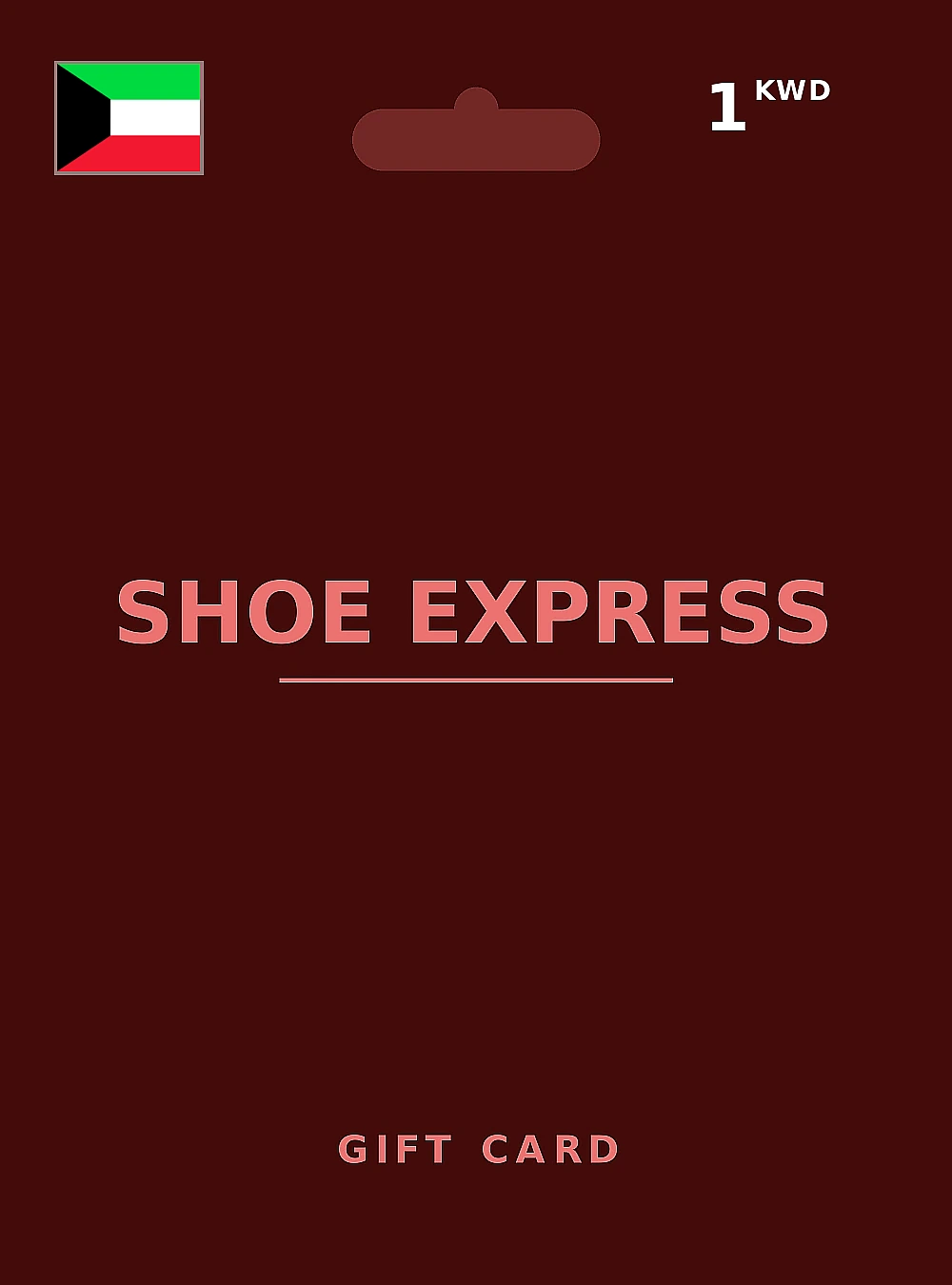 Shoe Express Gift Card 1 KWD KUWAIT