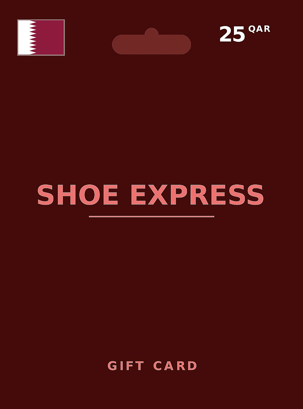 Shoe Express Gift Card 25 QAR QATAR