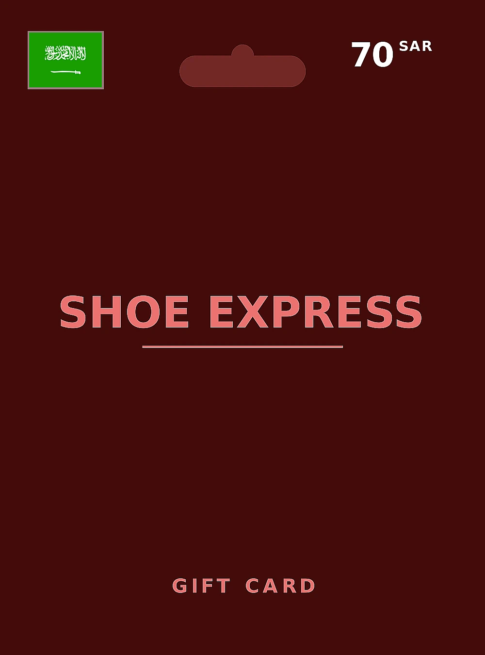 Shoe Express Gift Card 70 SAR SAUDI ARABIA