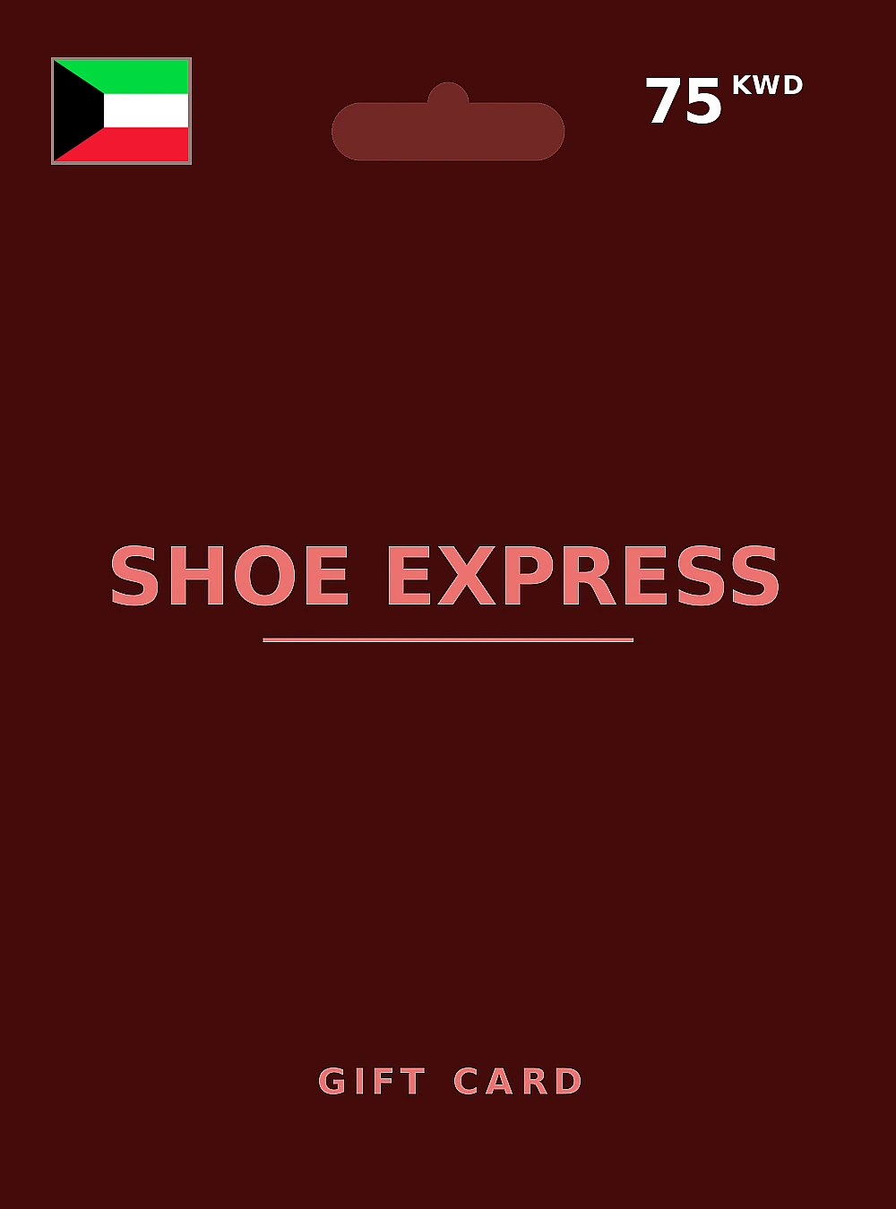 Shoe Express Gift Card 75 KWD KUWAIT
