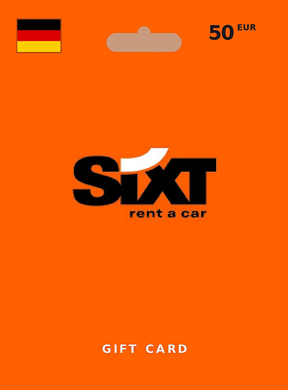 Sixt Rent A Car (DE+AT) Gift Card 50 EUR GERMANY
