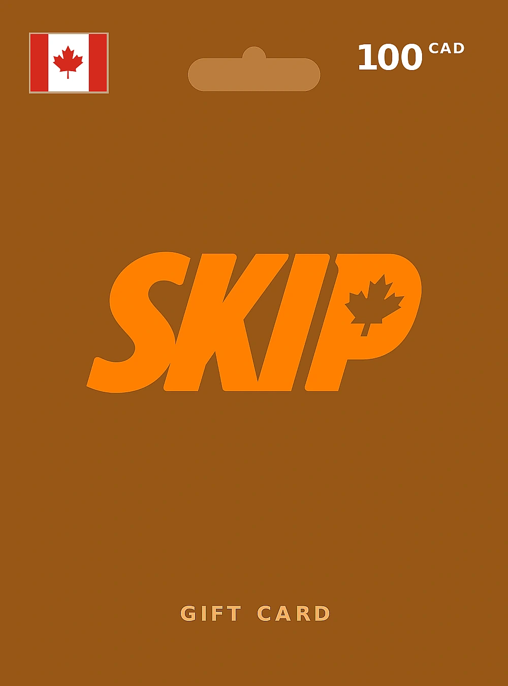 Skip The Dishes Gift Card 100 CAD CANADA