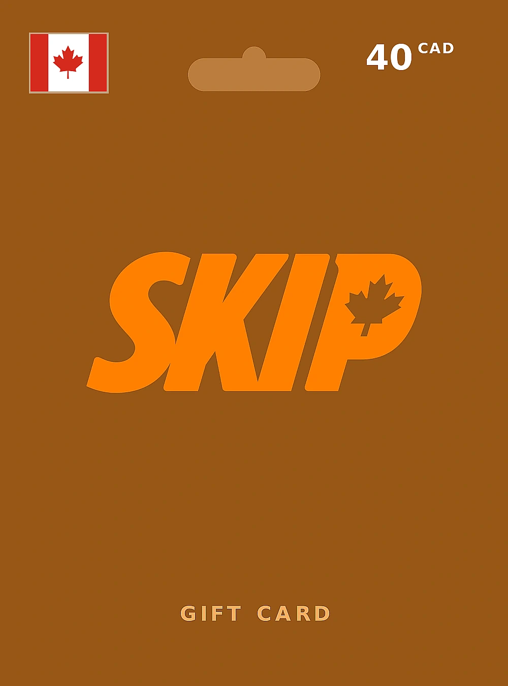 Skip The Dishes Gift Card 40 CAD CANADA
