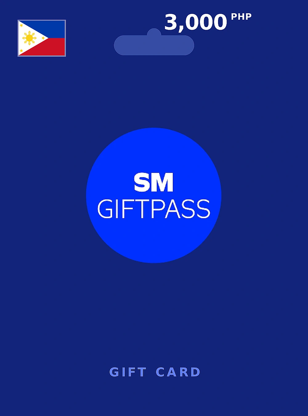 SM Gift Pass Gift Card 3000 PHP PHILIPPINES