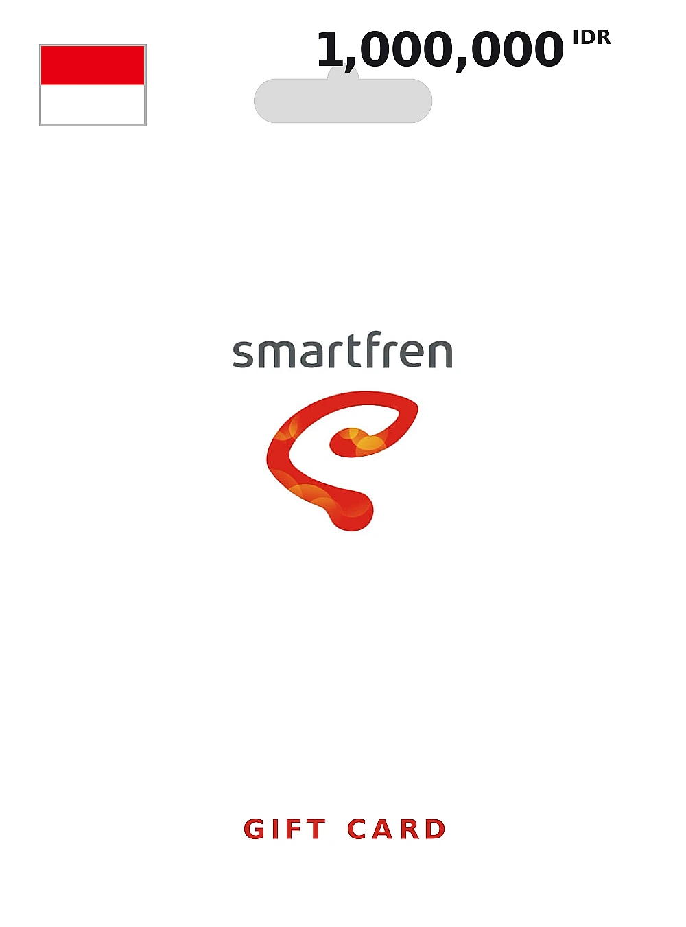 SMARTFREN Gift Card 1000000 IDR INDONESIA