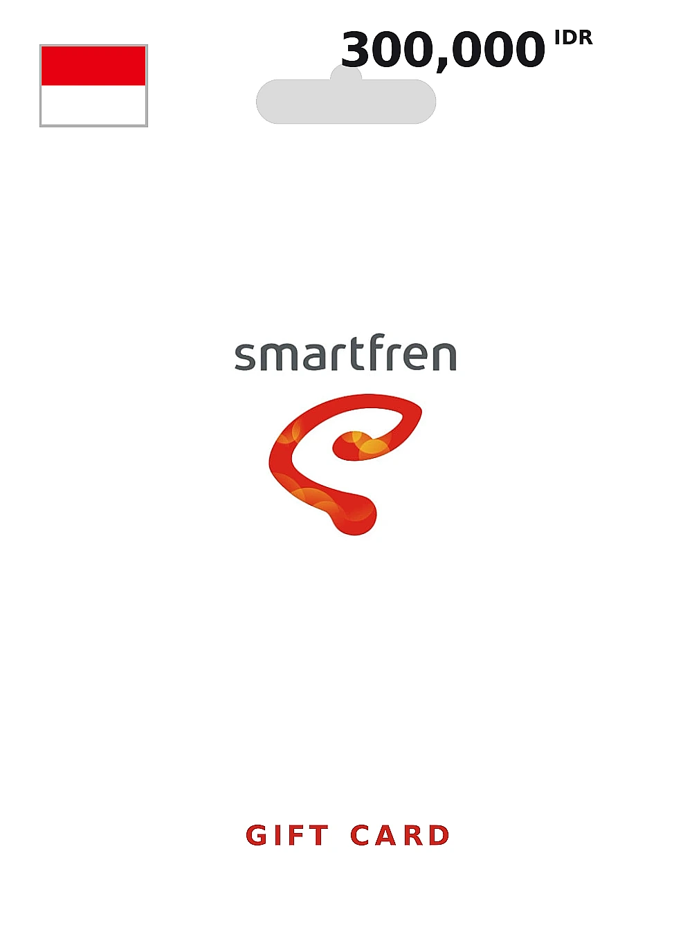 SMARTFREN Gift Card 300000 IDR INDONESIA