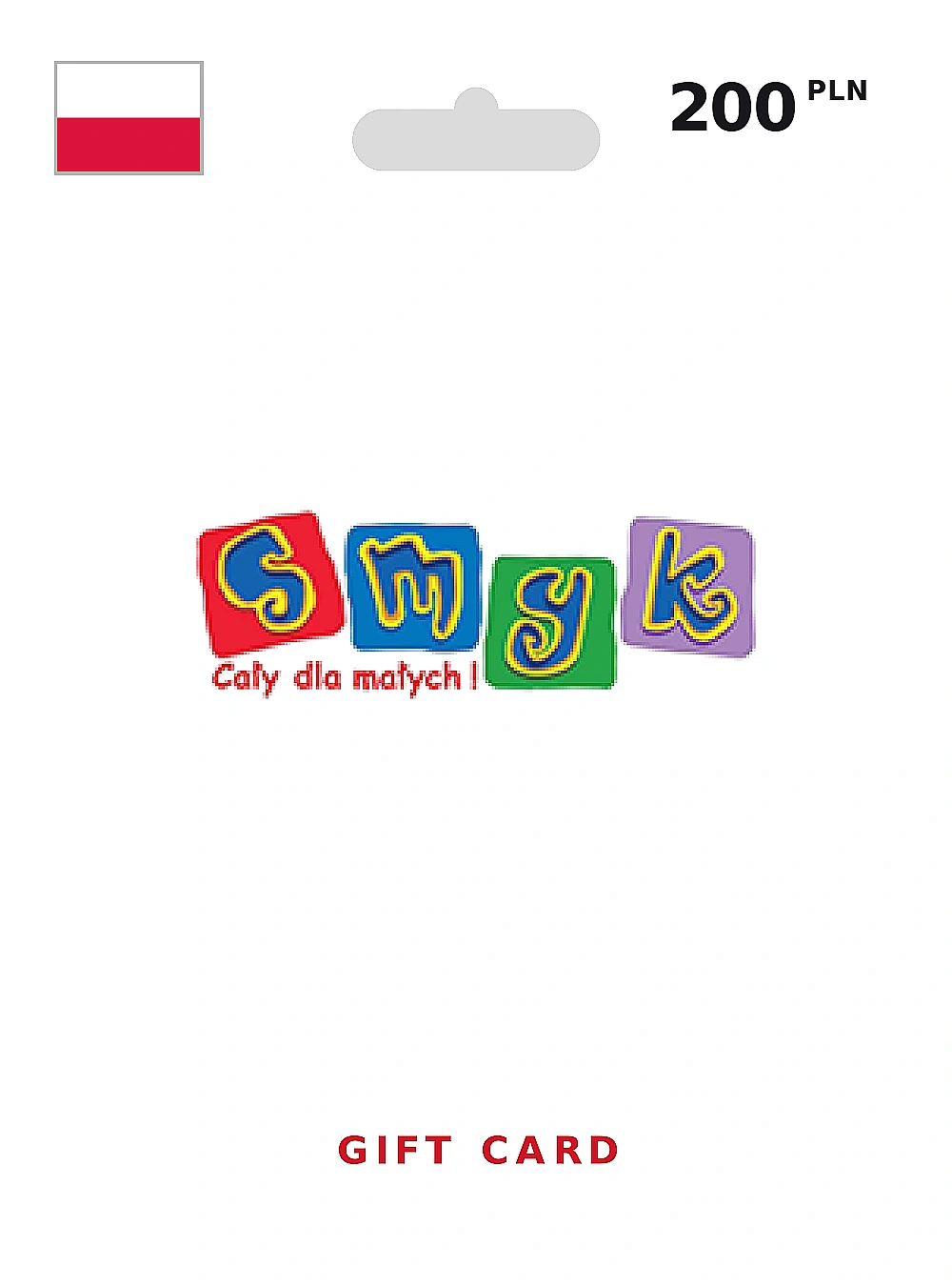 SMYK Gift Card 200 PLN POLAND