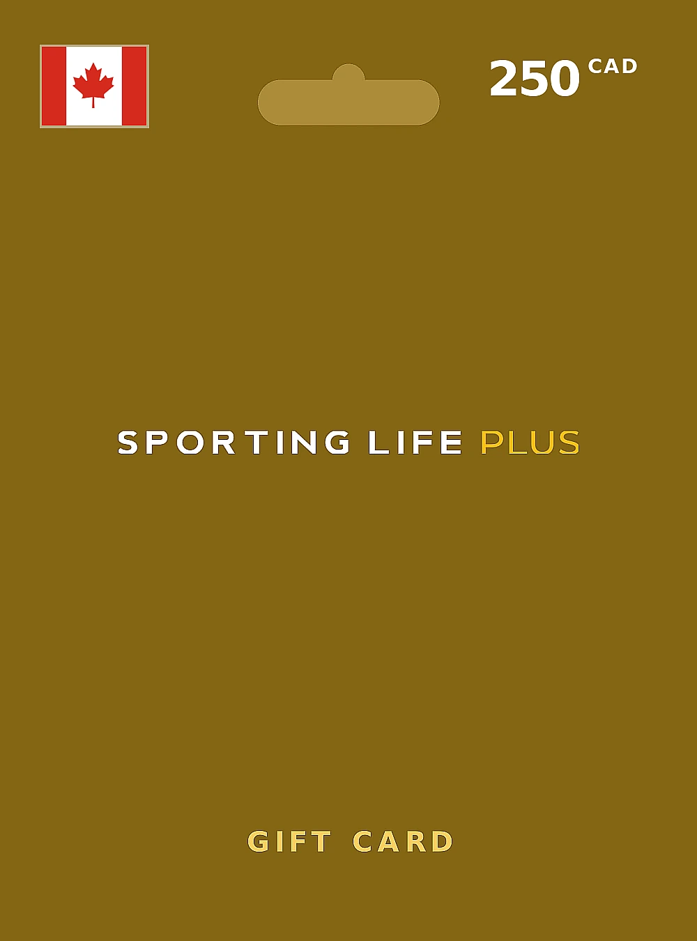 Sporting Life Gift Card 250 CAD CANADA