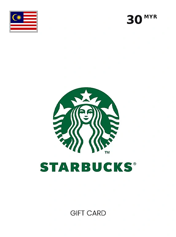 Starbucks Gift Card 30 MYR MALAYSIA