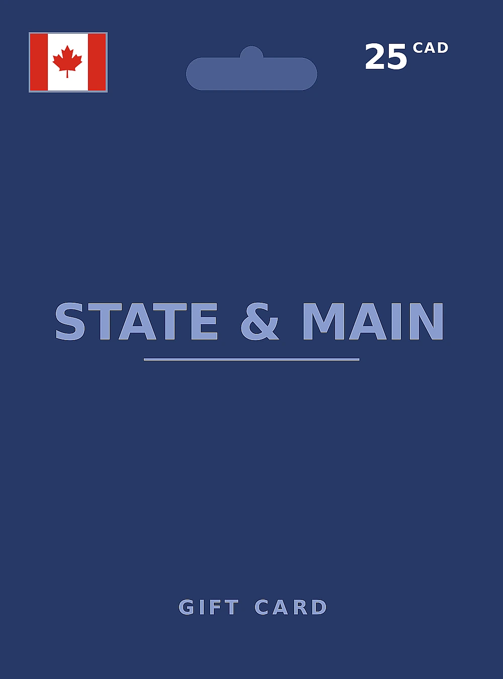 State & Main Gift Card 25 CAD CANADA