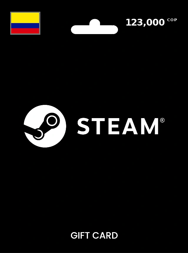 Steam Gift Card 123000 COP COLOMBIA