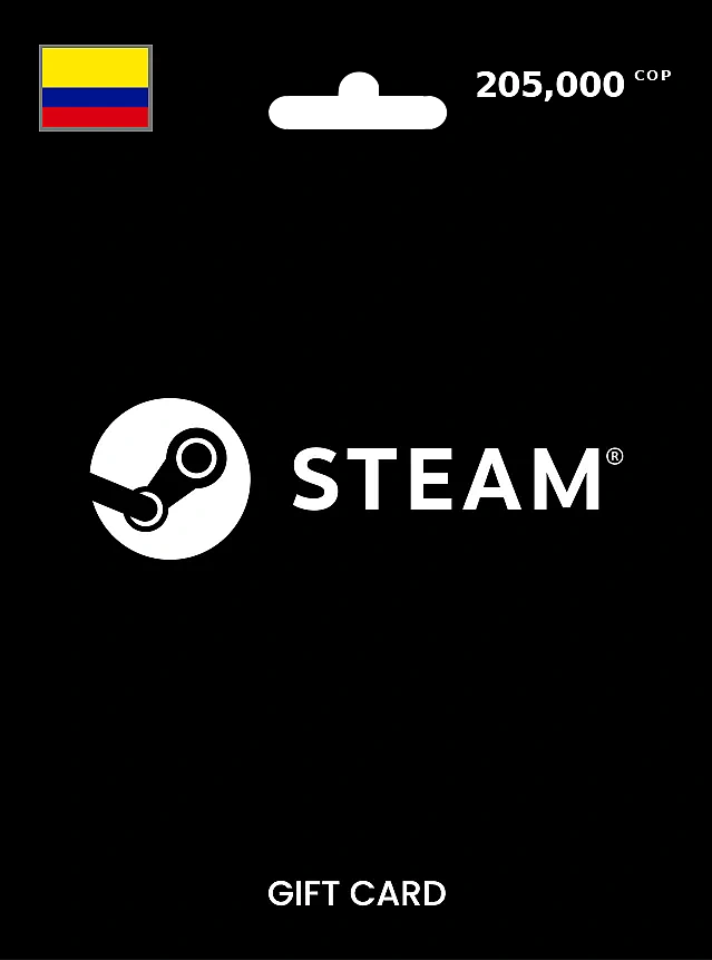 Steam Gift Card 205000 COP COLOMBIA