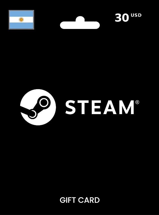 Steam Gift Card 30 USD ARGENTINA