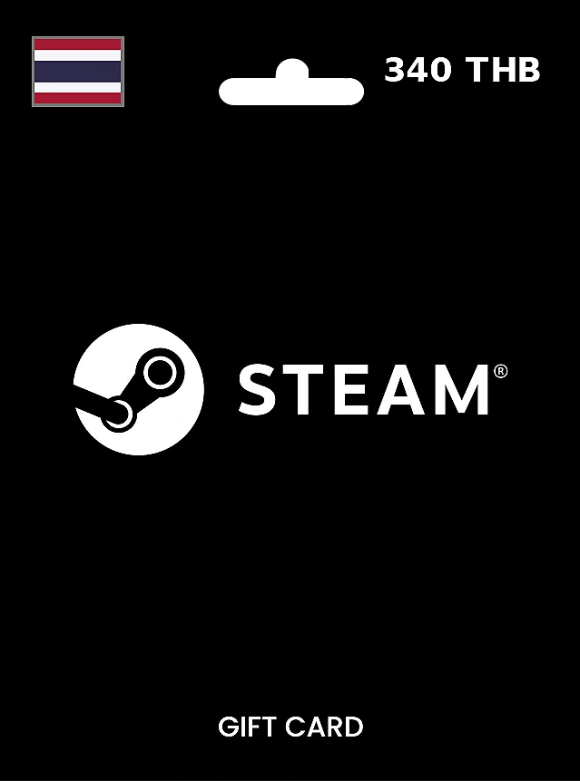 Steam Gift Card 340 THB THAILAND